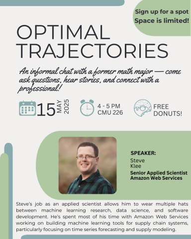 May 15 optimal trajectories chat 4-5pm in CMU 226